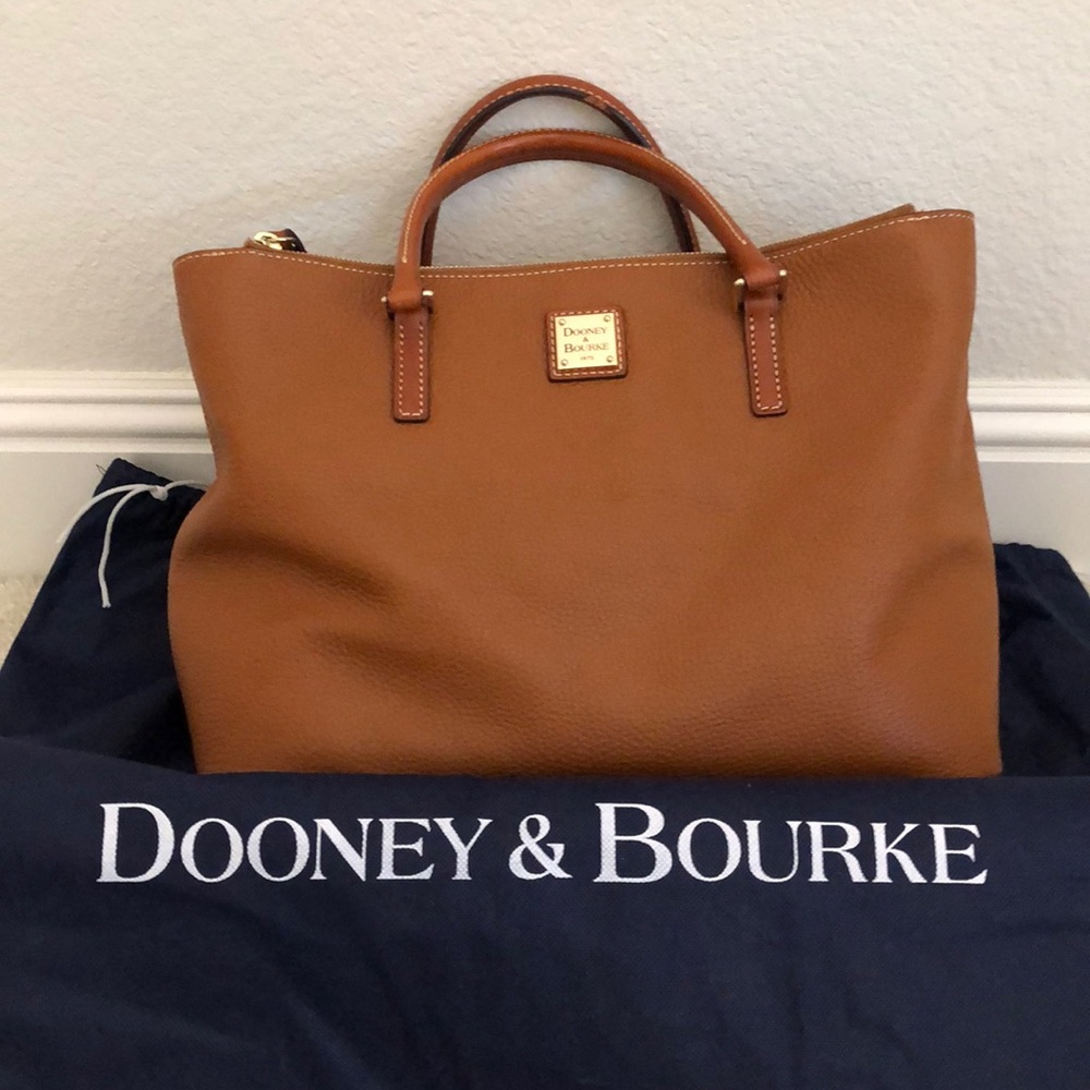 Dooney & Bourke pebbled leather satchel